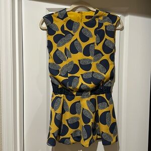 Girls Catimini Made in France Chubby Blue Bird Dress size 140cm US size 10